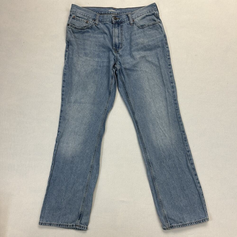 Old Navy Straight Jeans Men's Size 34x32 Blue Medium Wash Denim Casual Cotton